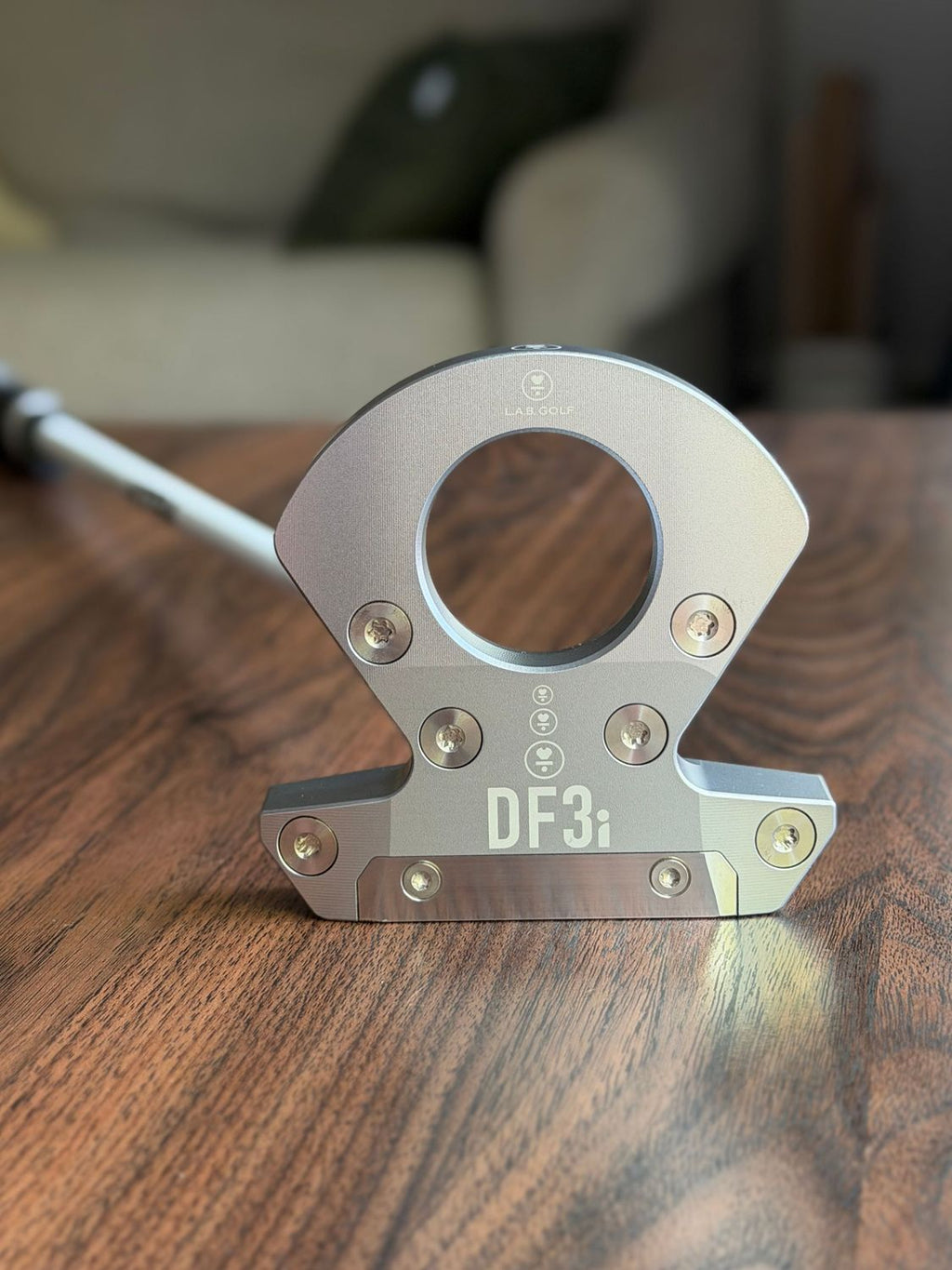 LAB DF3i Silver Putter w/ White ACCRA Shaft 34"/70*